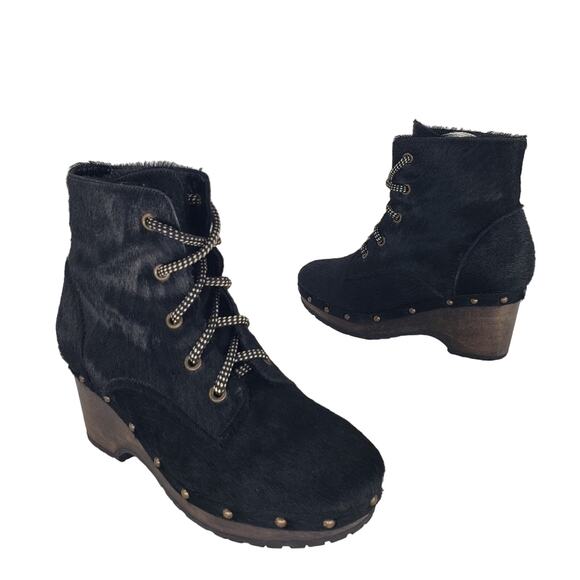 Opening Ceremony Joelle Studded Pony Hair Clog Boots - Picture 3 of 10